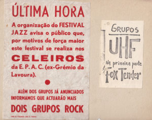 Dois Grupos Rock. Torres Vedras, 1979